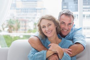 older couple smiling